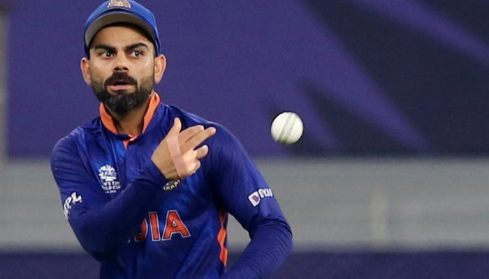 Indias Virat Kohli pictured in a Pakistan vs India match at the T20 World Cup 2021. — Reuters
