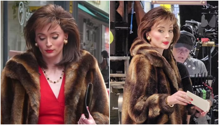 Sophie Turner rocks ‘80s look as ‘Godmother’ of crime world in new show