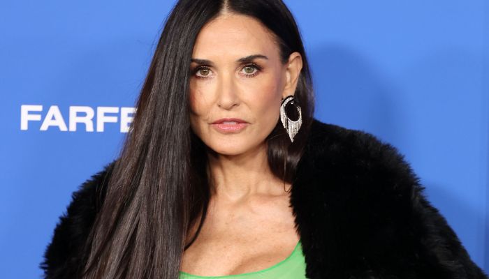Demi Moore stuns in a green swimsuit while vacationing in the Mediterranean