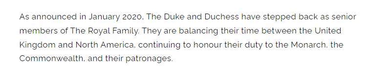 Changes made to Meghan Markle page on Royal Family website