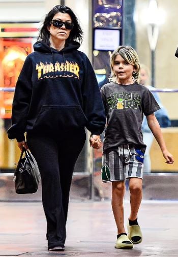 Kourtney Kardashian enjoys movie date with son Reign Disick in Calabasas