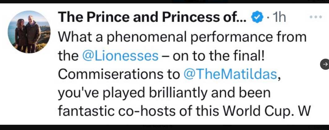 Prince William and Kate Middleton capitalize on Lionesses popularity