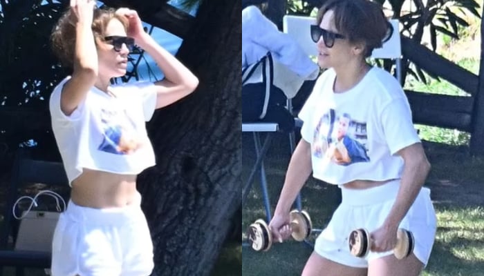Jennifer Lopez is currently on vacation in Italy
