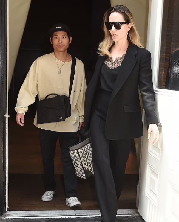 Angelina Jolie enjoys valuable family moments in NYC with son Pax