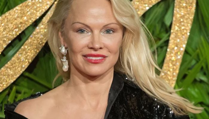 Pamela Anderson stuns in businesswear for a new photoshoot
