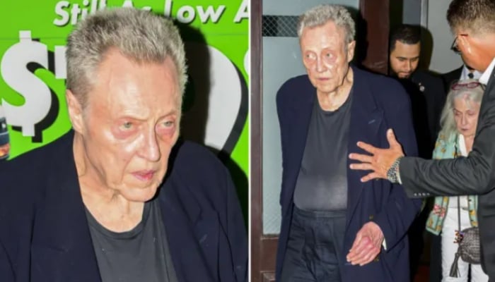 The Outlaws star Christopher Walken was seen with his wife Georgianne
