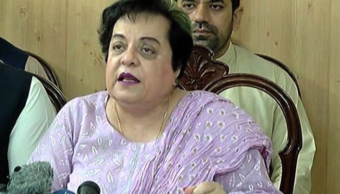 Shireen Mazari says police abducted her daughter Iman. Geo News/File