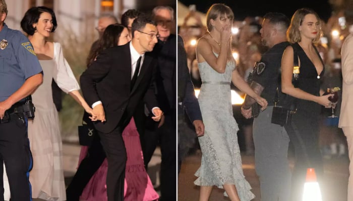 Margaret Qualley and Jack Antonoff were joined by Taylor Swift, Channing Tatum, Zoë Kravitz