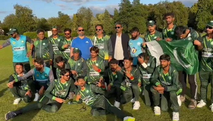 Pakistans blind cricket team. — Photo by author
