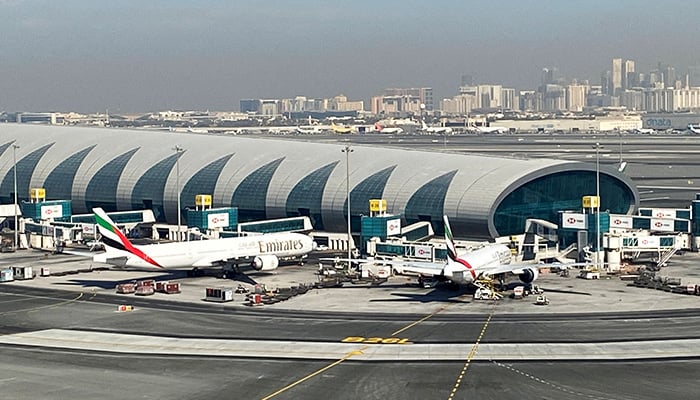 Emirates planes are seen on the tarmac in a general view of Dubai International Airport in Dubai, United Arab Emirates January 13, 2021. — Reuters/File
