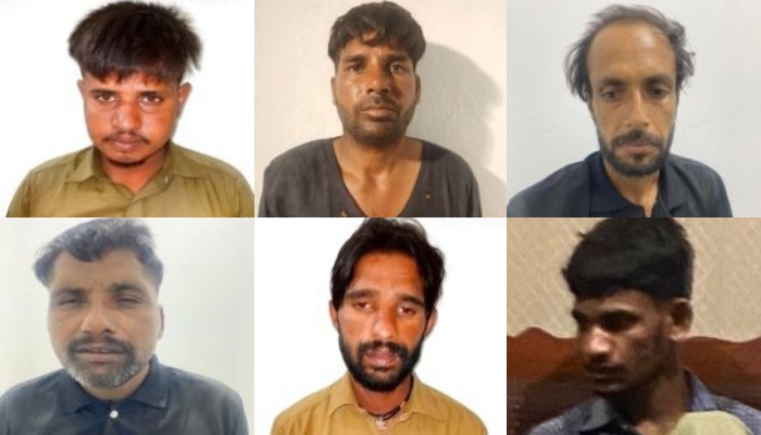Caught Indian smugglers. — ISPR