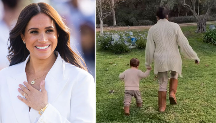 Meghan Markle’s tender moment with Archie gets caught on camera