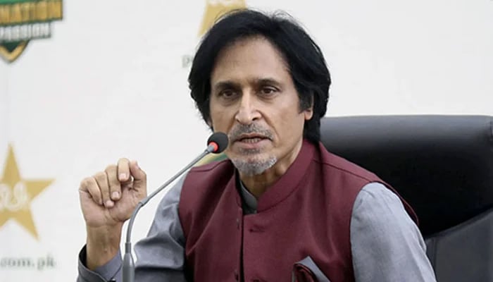 Former Pakistan captain and renowned commentator Ramiz Raja. — PCB