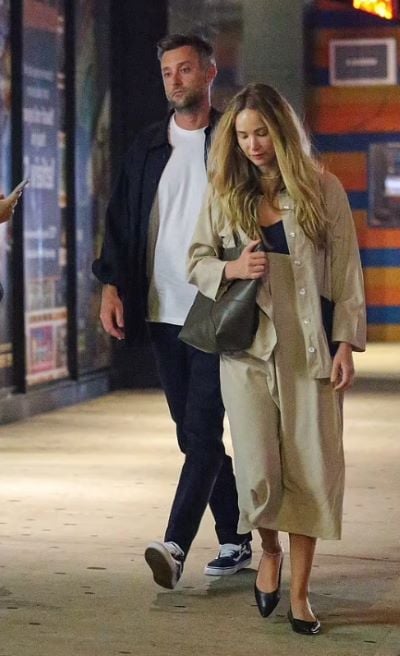 Jennifer Lawrence and Cooke Maroney enjoy movie night out in NYC