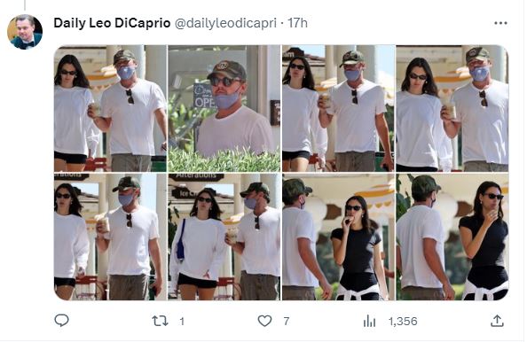 Leonardo DiCaprios latest outing fuels romance rumours once again