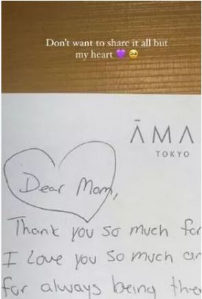 Kim Kardashian shares heartfelt note from daughter North during Tokyo vacation