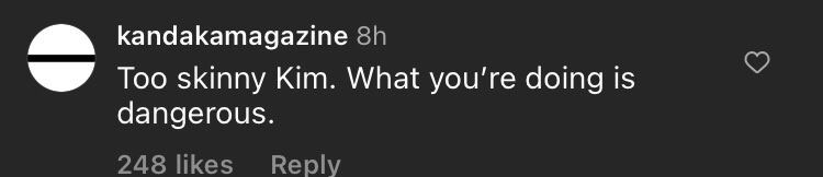 Kim Kardashians shocking weight loss: Someone get her sandwich