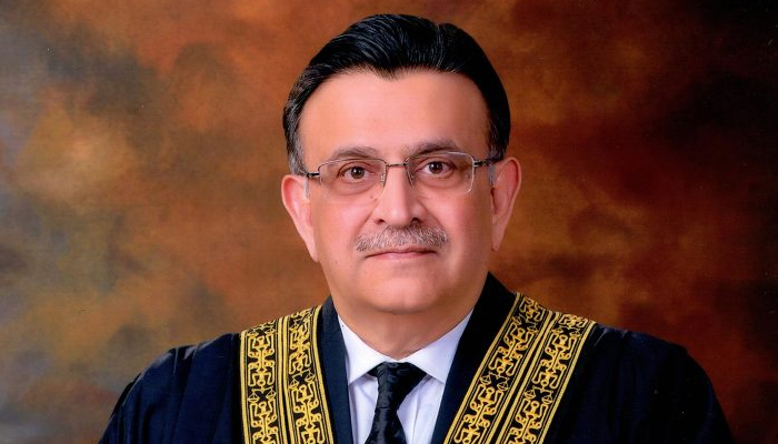 Chief Justice of Pakistan (CJP) Umar Ata Bandial. — Supreme Court website