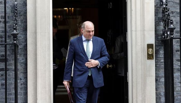 British Secretary of State for Defence Ben Wallace walks on Downing Street on the day of the last cabinet meeting before the summer recess, in London, Britain, July 18, 2023. — Reuters/File