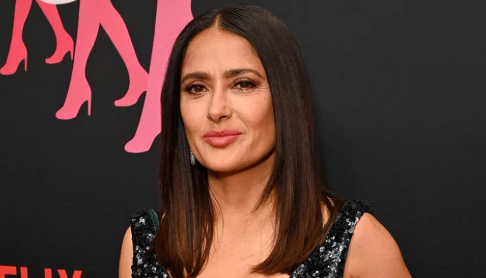 Salma Hayek shares enchanting encounter with rare blue moon from plane