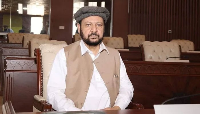 Gilgit-Baltistan Chief Minister GulBar Khan. — Facebook/HajiGulbarKhan/File