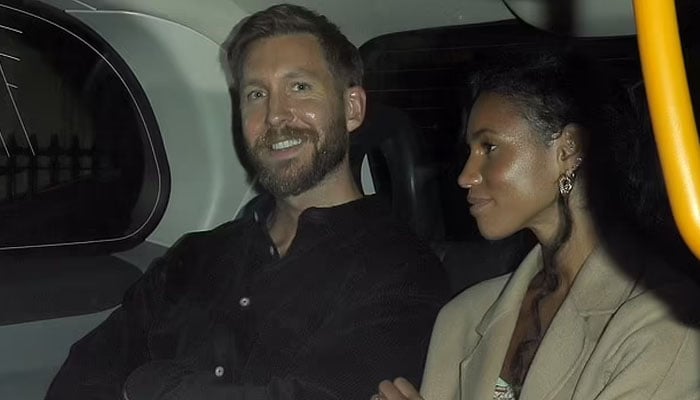 Calvin Harris and Vick Hope enjoy manager’s wedding afterparty ahead of own wedding