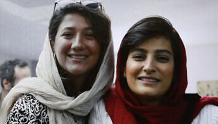 Iranian reporters Niloufar Hamedi (left) and Elahe Mohammadi. —AFP