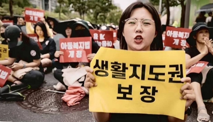 Teachers protest in South Korea over mistreatment by parents. — AFP
