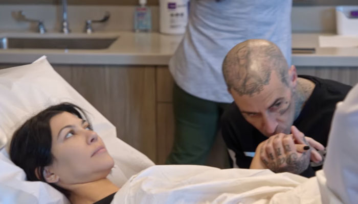 Kourtney Kardashian was briefly hospitalized due to which Travis Barker cancelled his U.K. shows to rush home