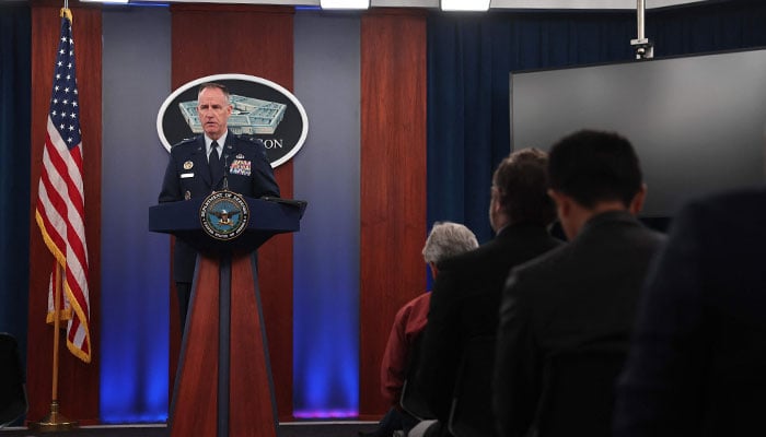 US Department of Defense Press Secretary Gen. Patrick Ryder holds a press conference at the Pentagon on August 22, 2023, in Arlington, Virginia. — AFP/File