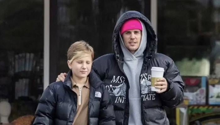 Justin Bieber shares heartfelt tribute for favorite little man as he steps into high school