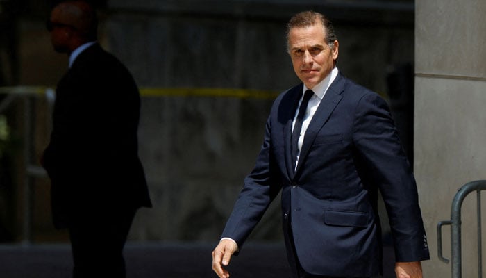 Hunter Biden, son of US President Joe Biden, departs federal court in Wilmington, Delaware, US on July 26, 2023. — Reuters/File