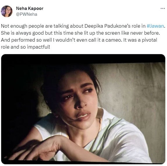 Deepika Padukone owns SRK-starrer Jawan, fans go crazy over stars cameo
