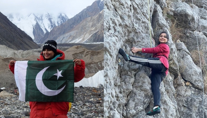Pakistan’s ace sports climber Iqra Jillani. — Provided by the reporter