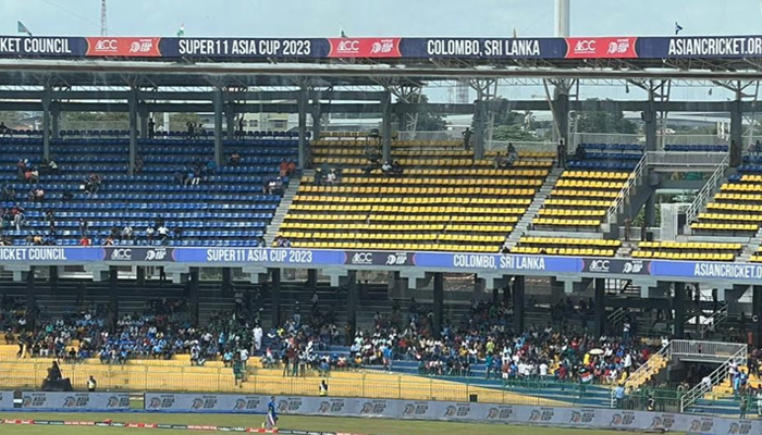A view of the R Premadasa International Cricket Stadium in Colombo, Sri Lanka on September 10, 2023. — Photo by author