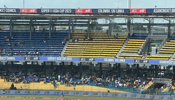 A view of the R Premadasa International Cricket Stadium in Colombo, Sri Lanka on September 10, 2023. — Photo by author