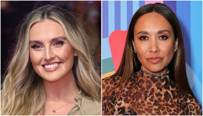 Perrie Edwards and Myleene Klass sang a duet at celeb PR Simon Jones star-studded wedding