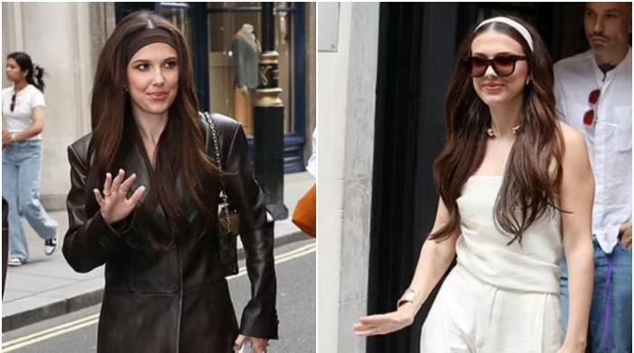 Millie Bobby Brown rocks long brunette hair extensions for 'Nineteen Steps' promotions - Vimarsana News