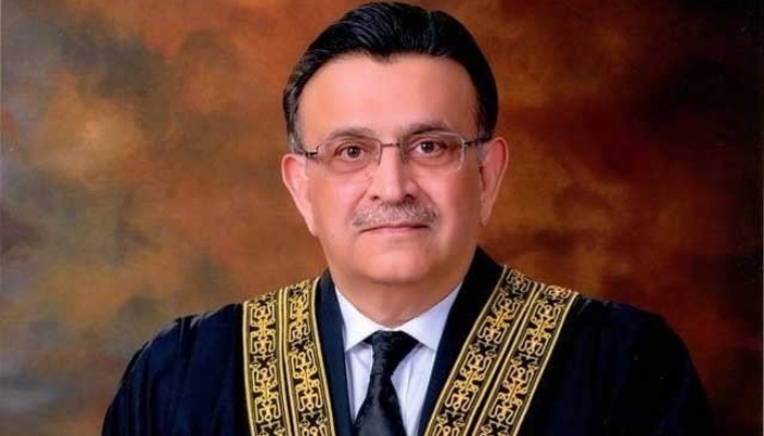 Chief Justice of Pakistan (CJP) Justice Umer Ata Bandial. — SC website
