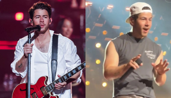 Nick Jonas firmly told fans to stop throwing things at him during the latest Jonas Brothers show