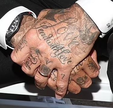 David Beckham adds 61st tattoo to collection, dedicated to wife Victoria