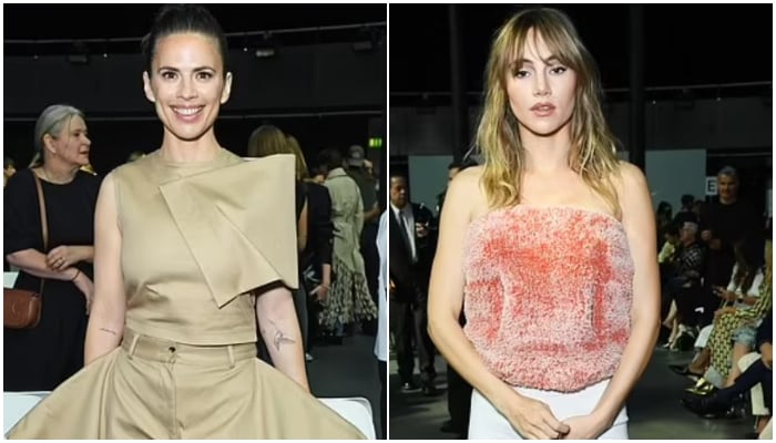 JW Anderson fashion show in London saw Hayley Atwell turn heads with her chic ensemble