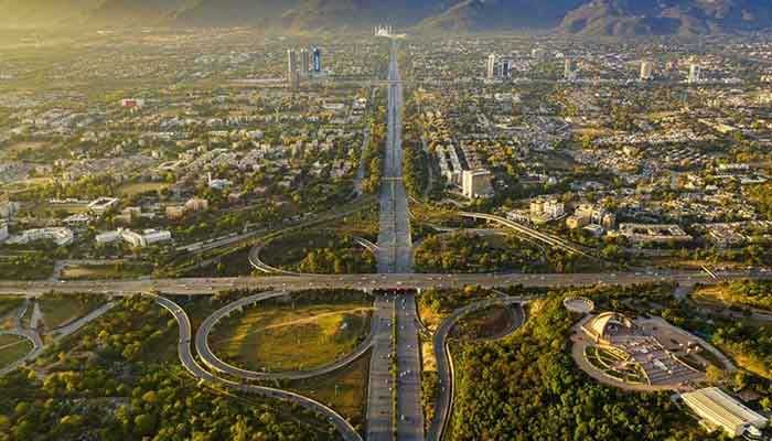 An aerial view of Islamabad is seen in this undated image. — Twitter/@Islamabadies/File