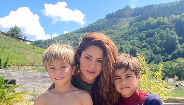 Shakira pays heartwarming visit to underprivileged school in her hometown with sons