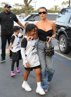 Kim Kardashian scolds son Saint for inappropriate gesture towards paparazzi