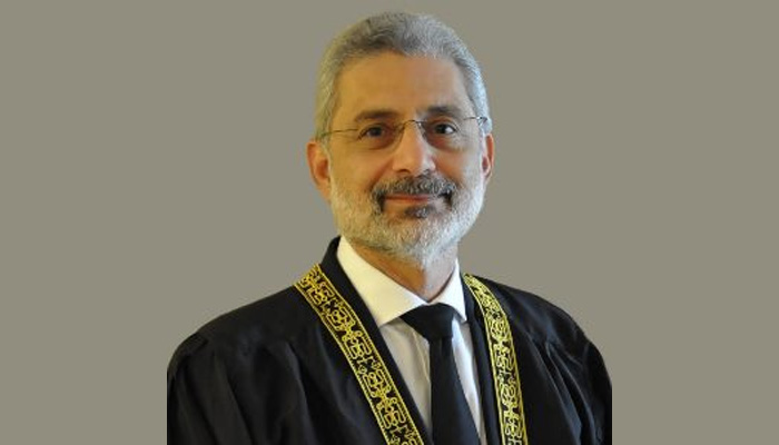 Chief Justice of Pakistan Qazi Faez Isa. — Supreme Court of Pakistan/website