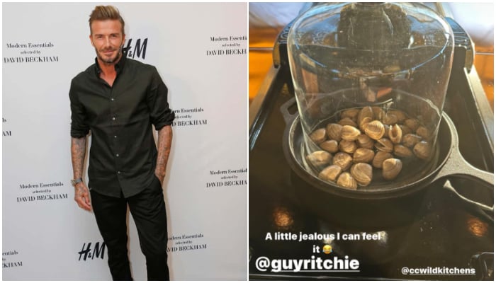 David Beckham and his wife Victoria had a luxury experience at Guy Ritchies £50,000 BBQ tents earlier this year