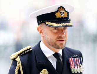 Prince William’s equerry looks dashing as he escorts Kate Middleton
