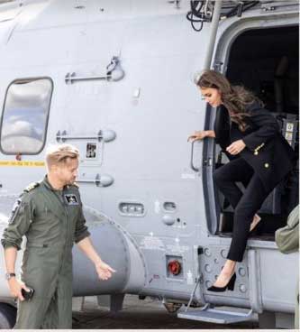 Prince William’s equerry looks dashing as he escorts Kate Middleton