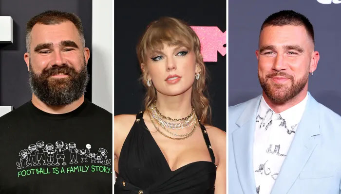 Jason Kelce thinks romance rumors around brother Travis and Taylor Swift are true